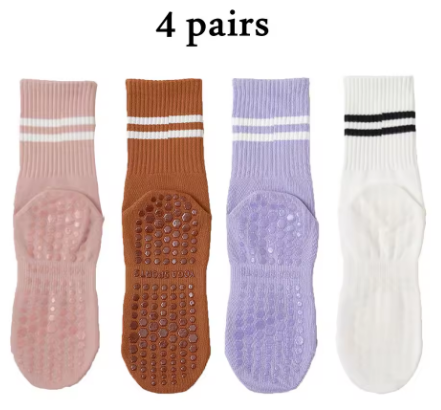 Core Ritual Grip Sock Set (4-Pack)
